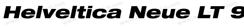 Helveltica Neue LT 93 Black Ex字体转换
